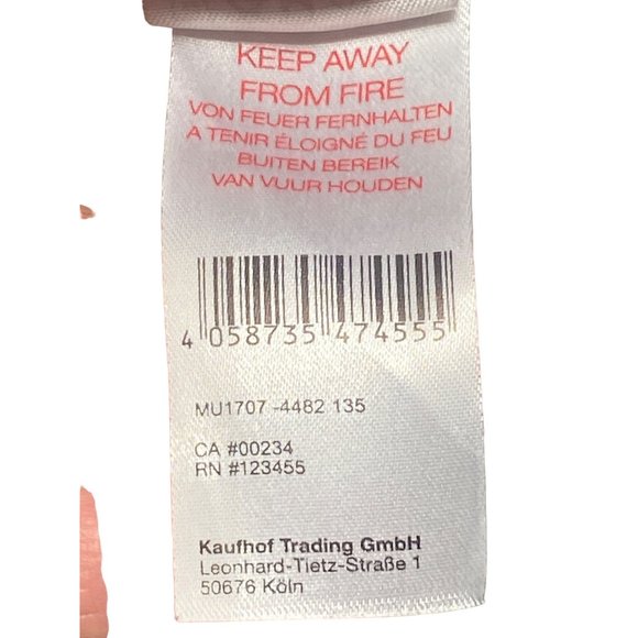 Manguun Navy Blue Sexy & Sheer 3/4 Sleeve Blouse Size 6 - Picture 6 of 6